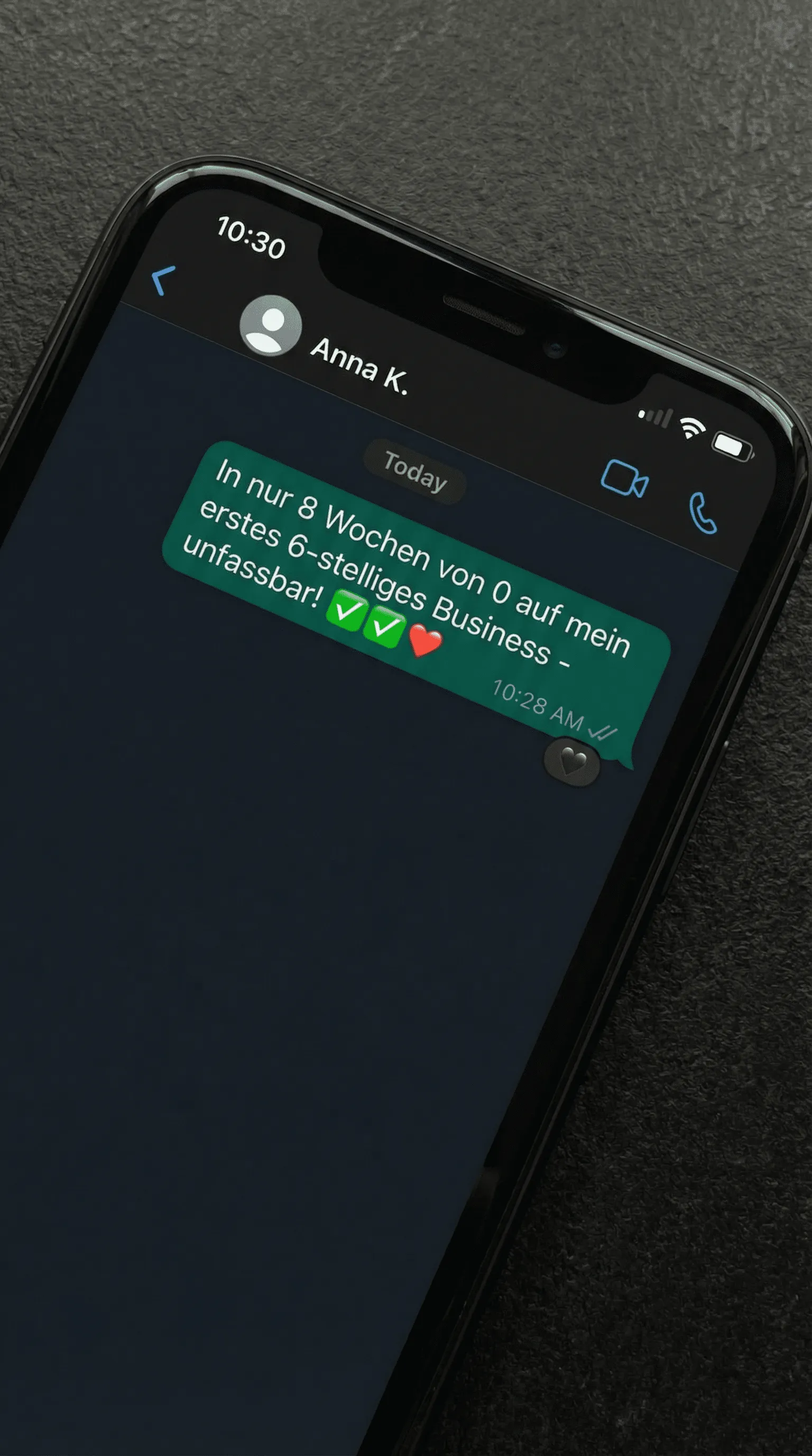 WhatsApp Testimonial